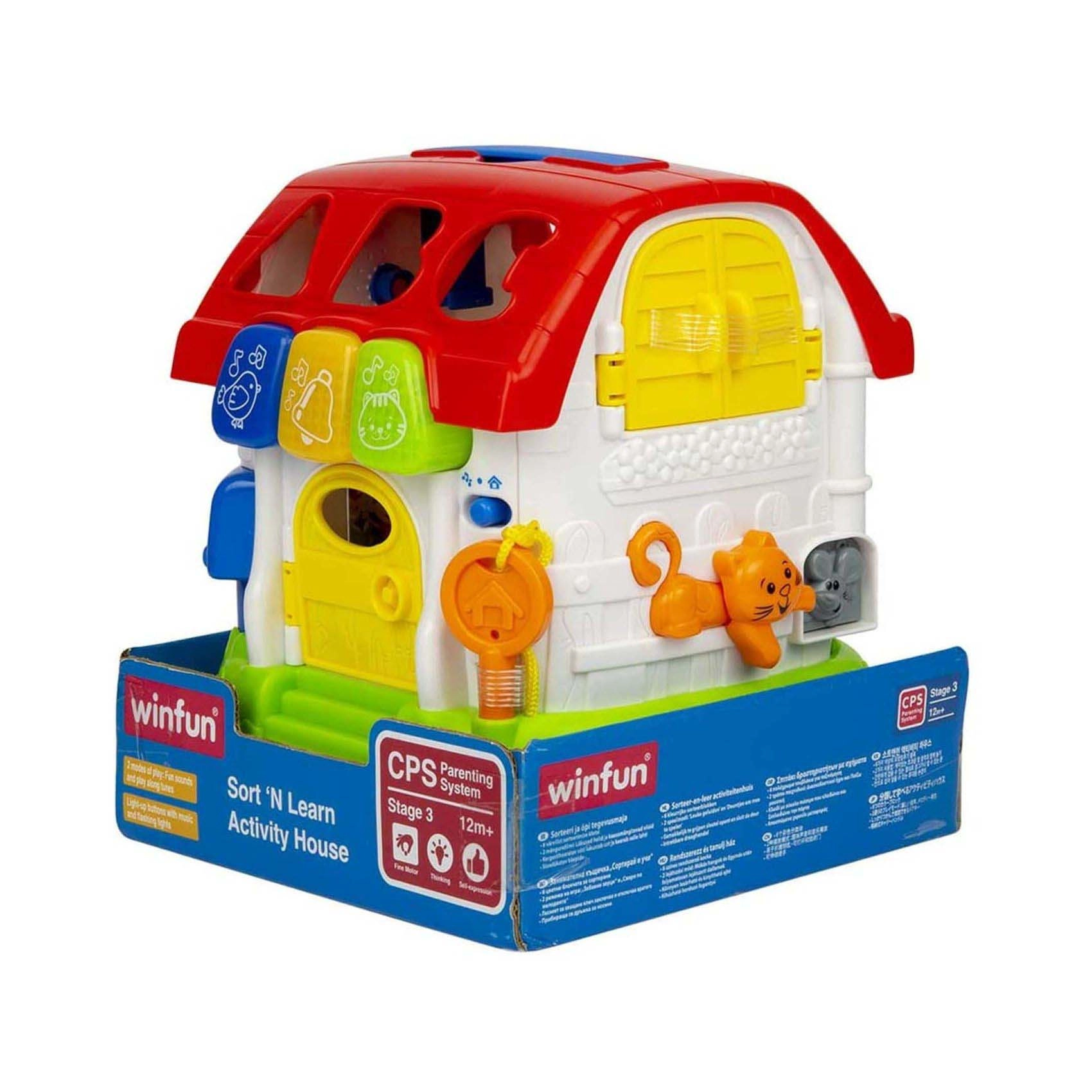 Sort 'N Learn Activity House - Suitable for 12 months and above