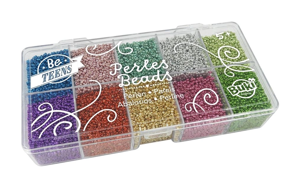 Buki France Box Of Beads - Metallic 400 gm