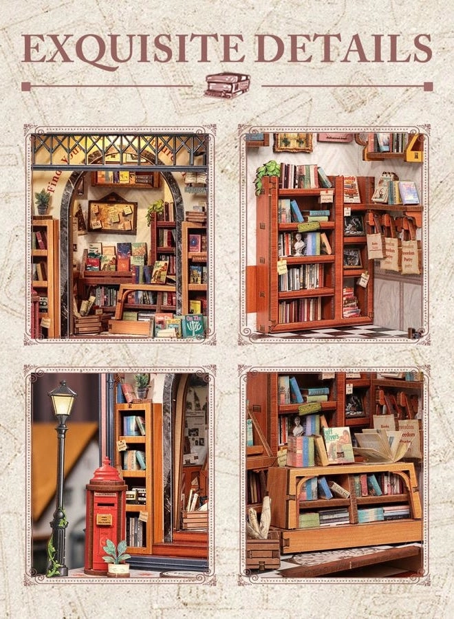 Book Nook Kit - 3D Wooden Puzzle LED