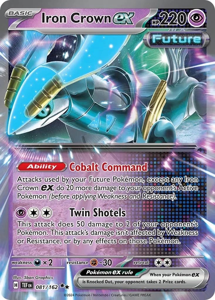 Pokémon Pokemon Iron Crown ex 081/162