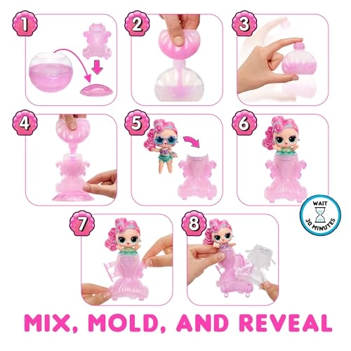 Mermaids Tots - Color Change Tail 8 Dolls Ages 4+