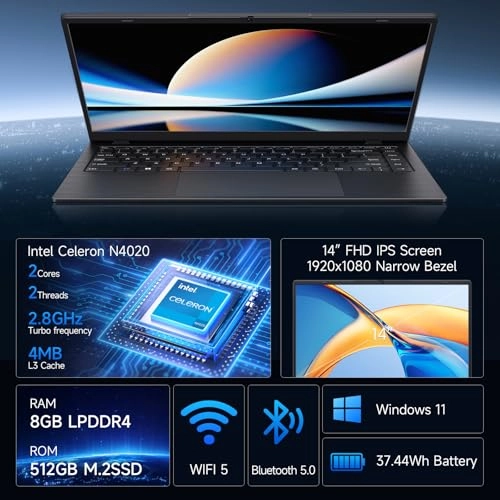 SG14 - 14.1'' Celeron N4020 8GB DDR4 512GB SSD