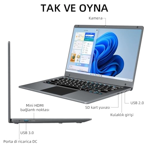 LeadBook T15 - 14.1'' Celeron 4 GB DDR3 192 GB SSD