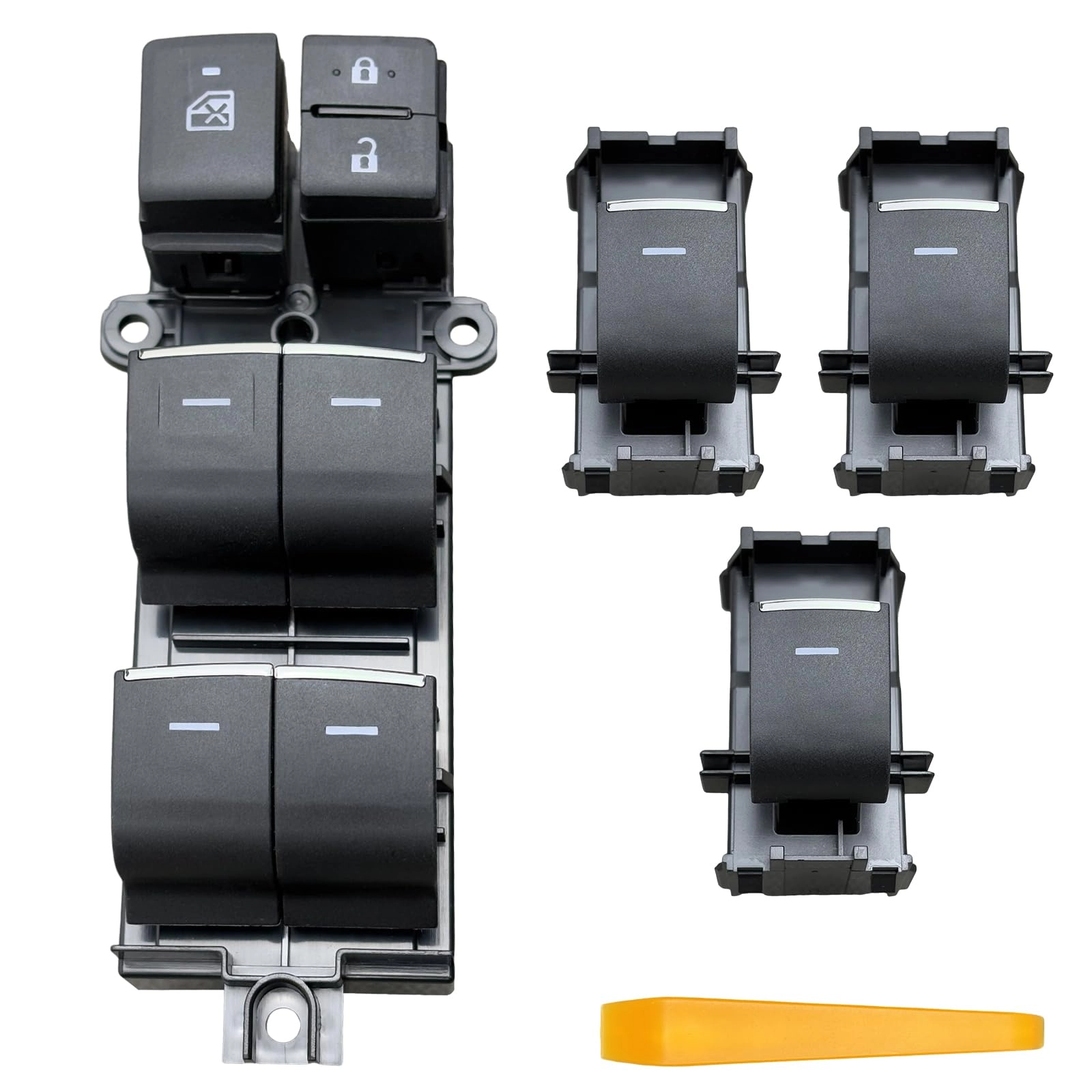 Power Window Switch Assembly - Driver Side Master Control with Installation Tool