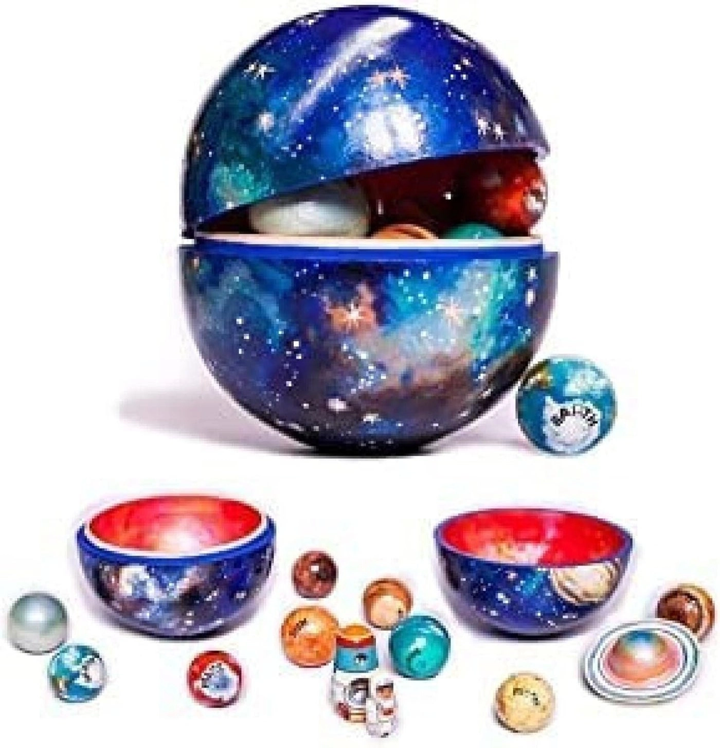 Wooden Solar System - 8 Planets Astronomy