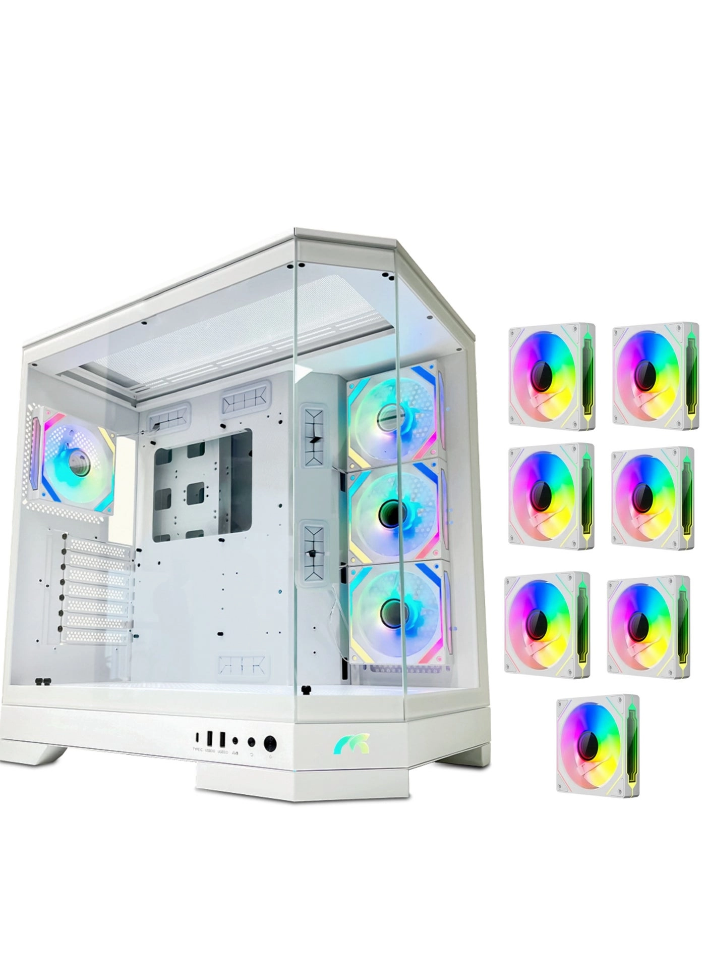PRISM - Triple Glass Panel Mid Tower
