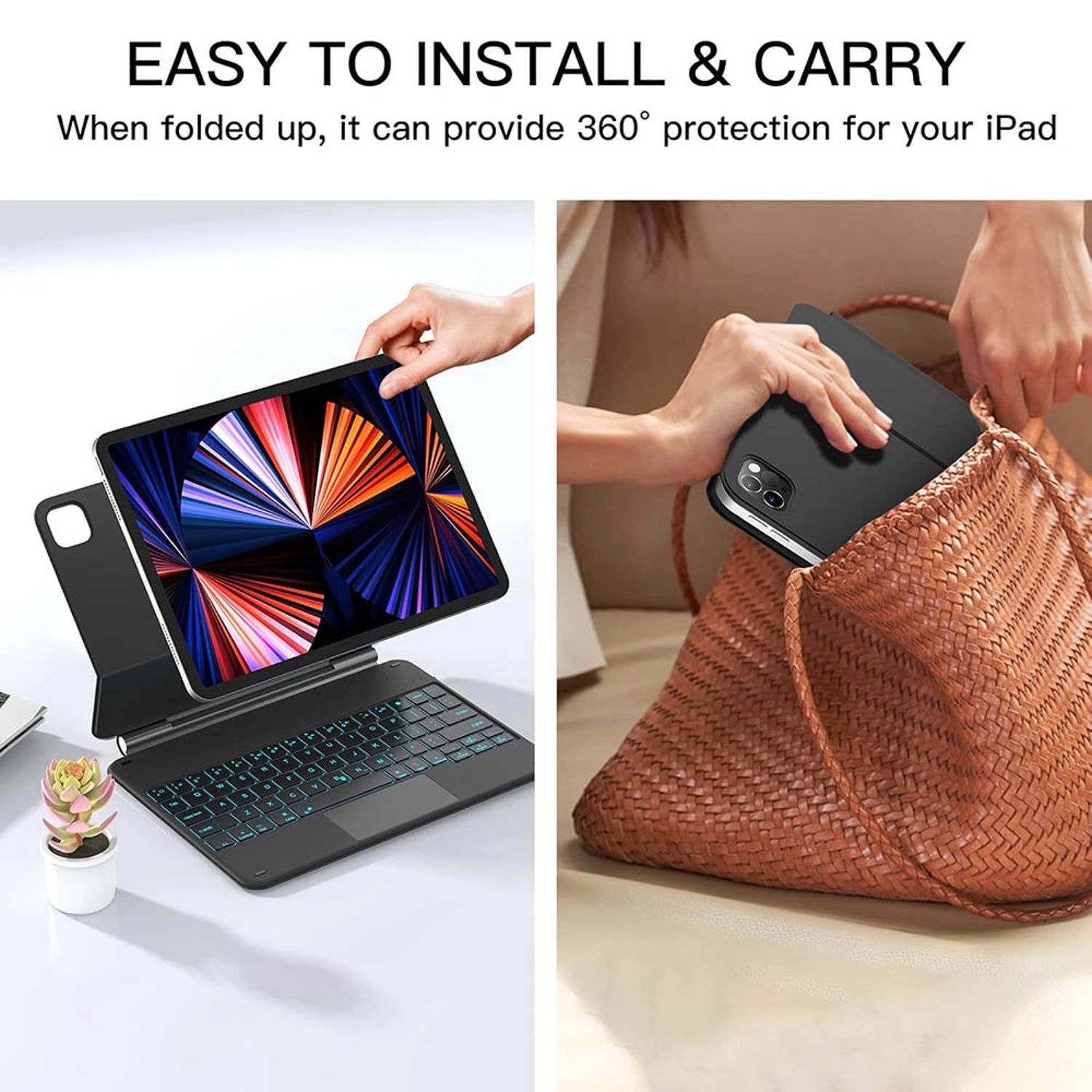 Keyboard Case for iPad Air 11-inch (2024)