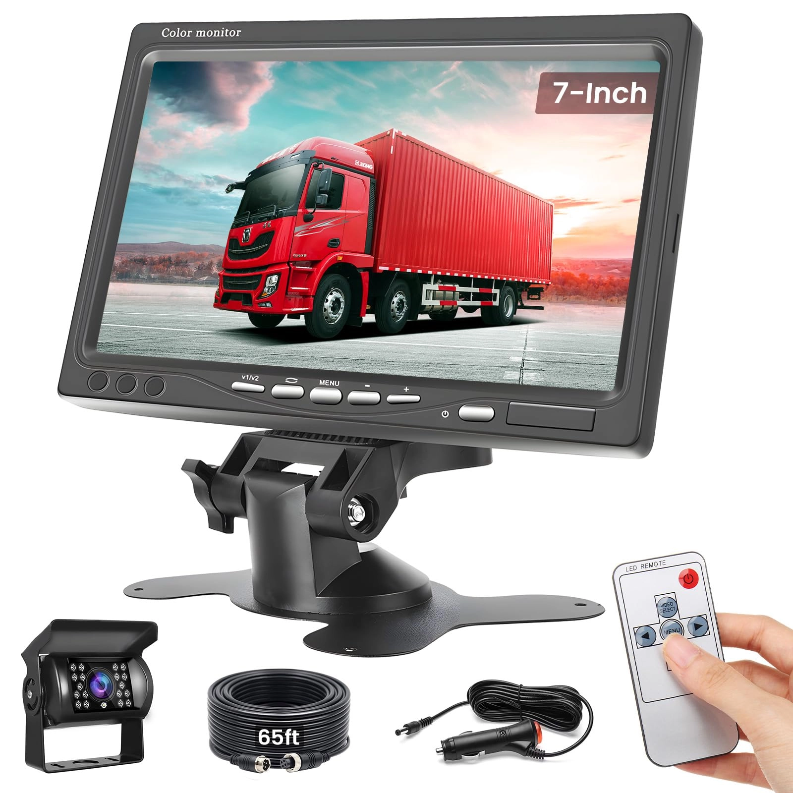 Rear View Mirror Reversing Camera - Night Vision Wired 1080P