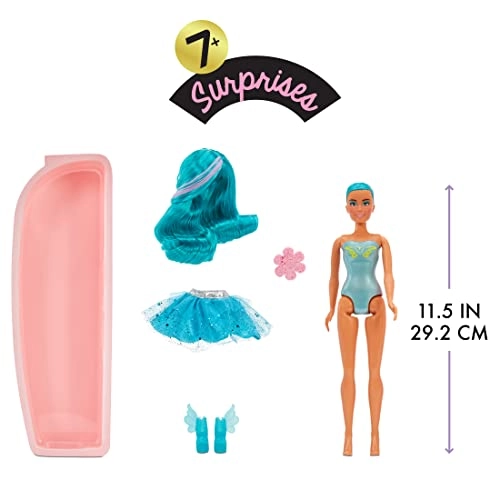 Aria Fairy Doll - Color Change 11.5 Inches Blue Outfit Ages 3+