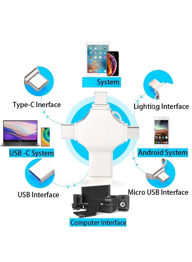 4 in 1 USB 3.0 Thumb Drive - 256GB
