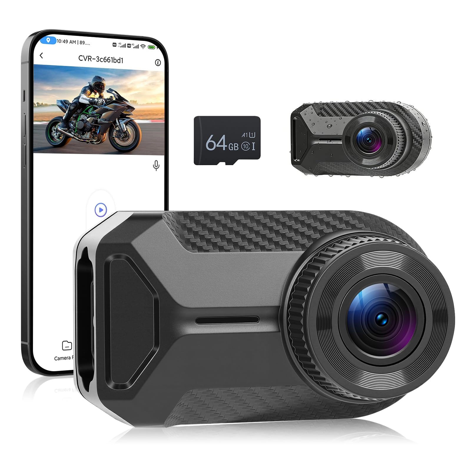 Motorsi Motorcycle Dashcam - 2K 30FPS
