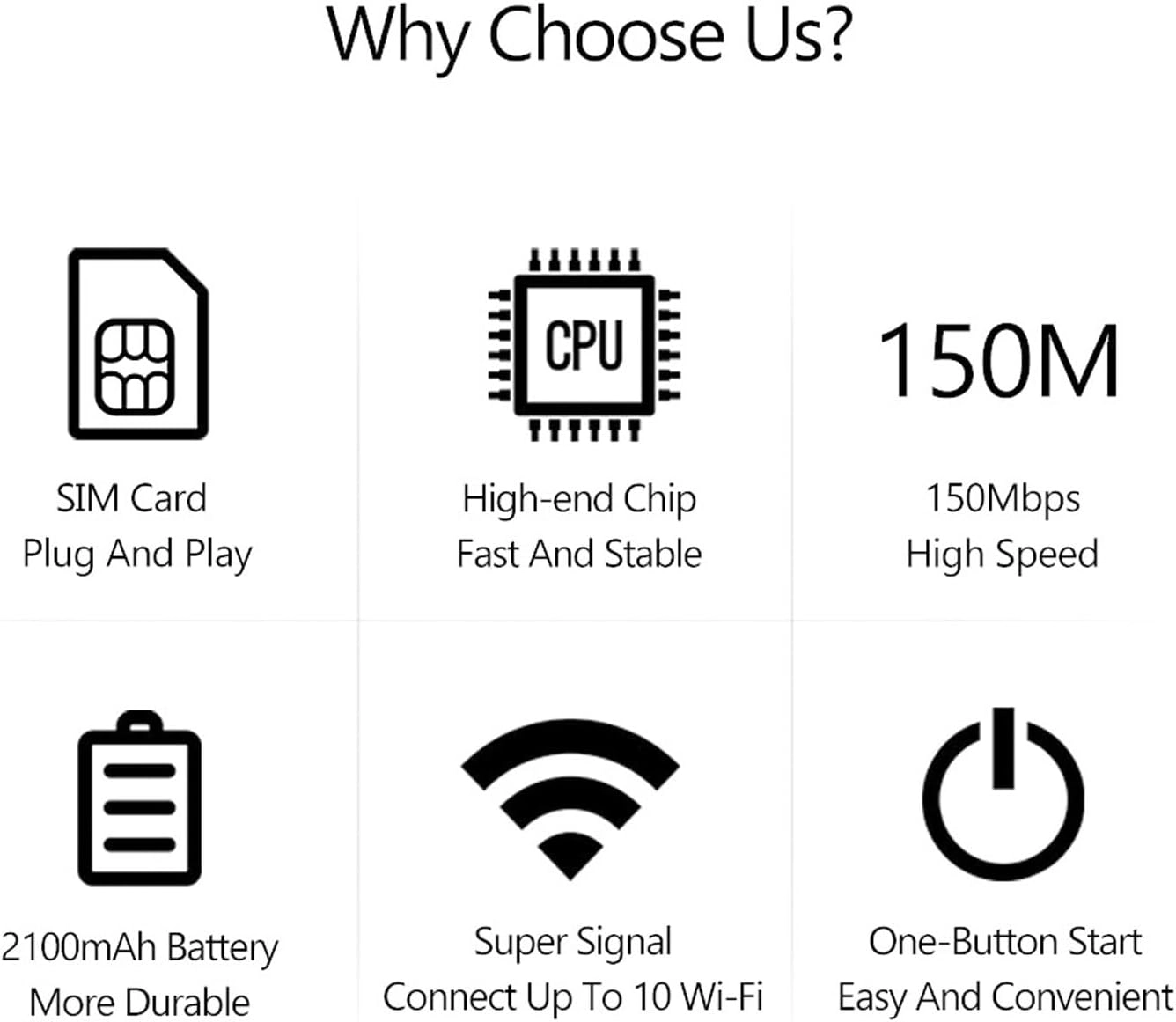 Wireless Hotspot - 4G LTE 150Mbps