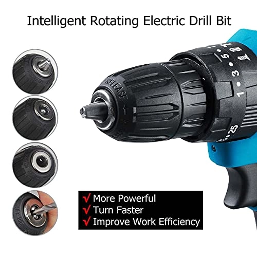 3 in 1 Electric Hammer Drill - Cordless 25+3 N.m 10mm