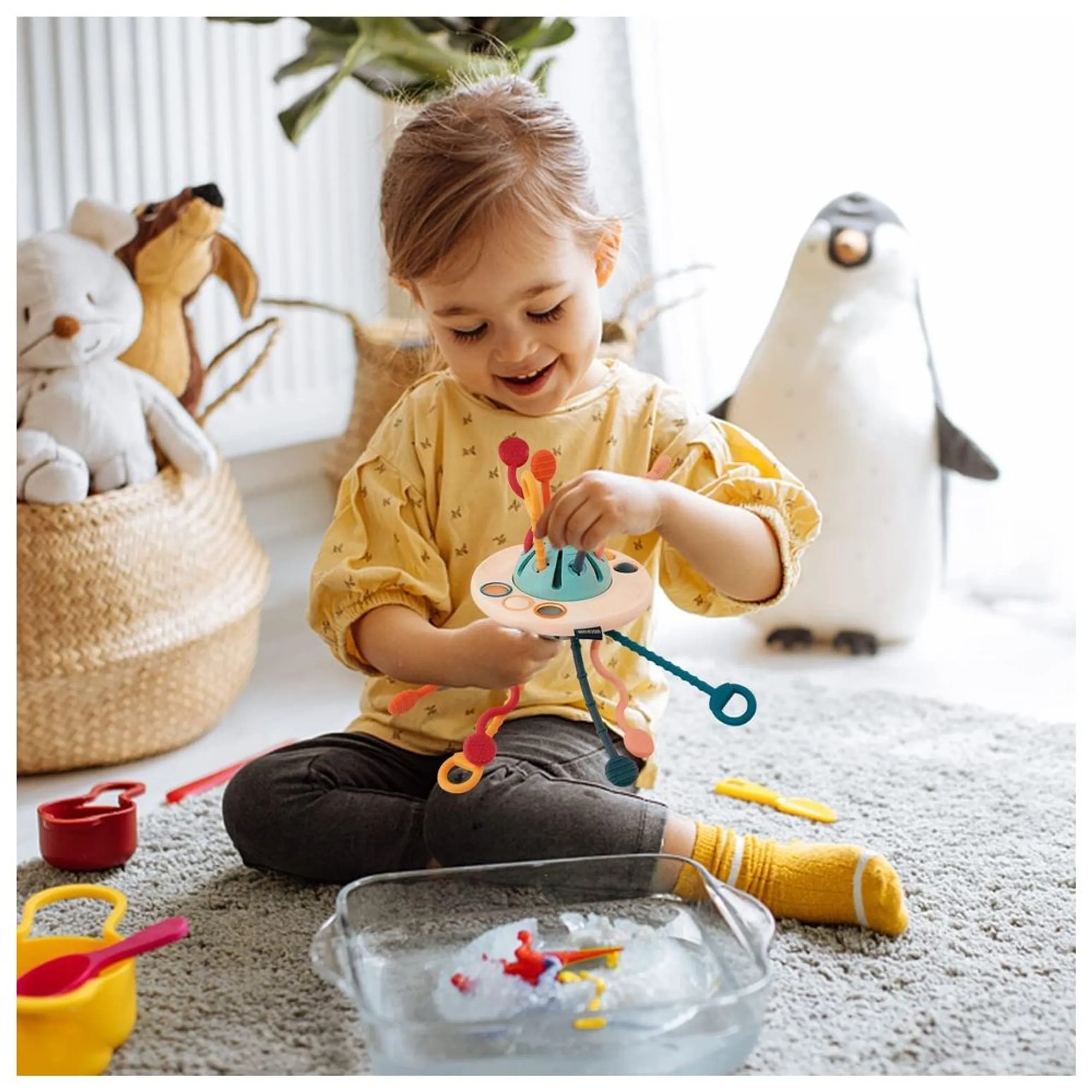 Sensory Montessori Baby Silicone Toy