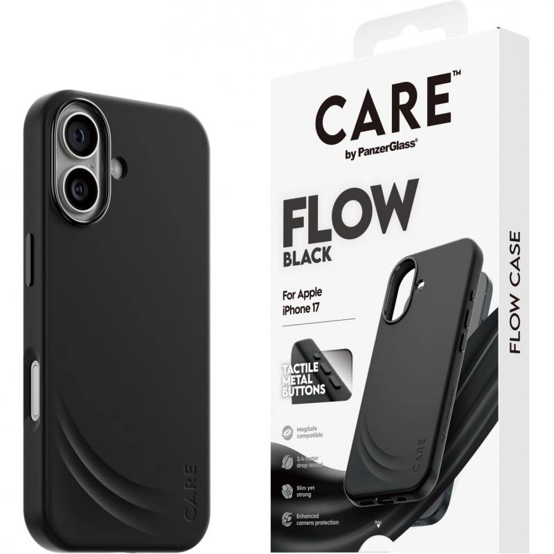 PanzerGlass Flow Back Cover Mobile Case with MagSafe for iPhone 17