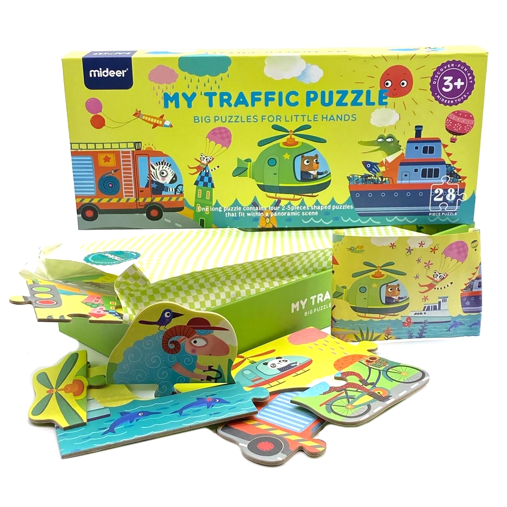 Traffic Puzzle - 3 + 28 pieces