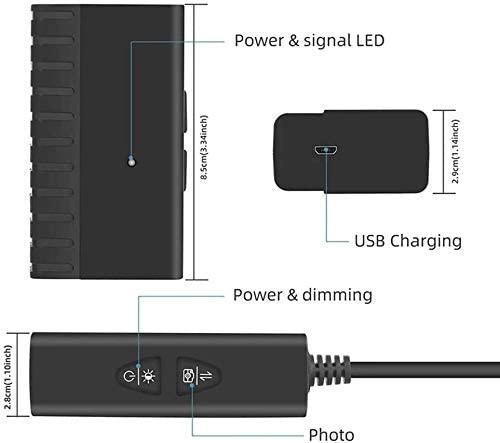 Industrial Endoscope - 5.5mm 6.56FT,11.48FT,16.4FT,32.8FT