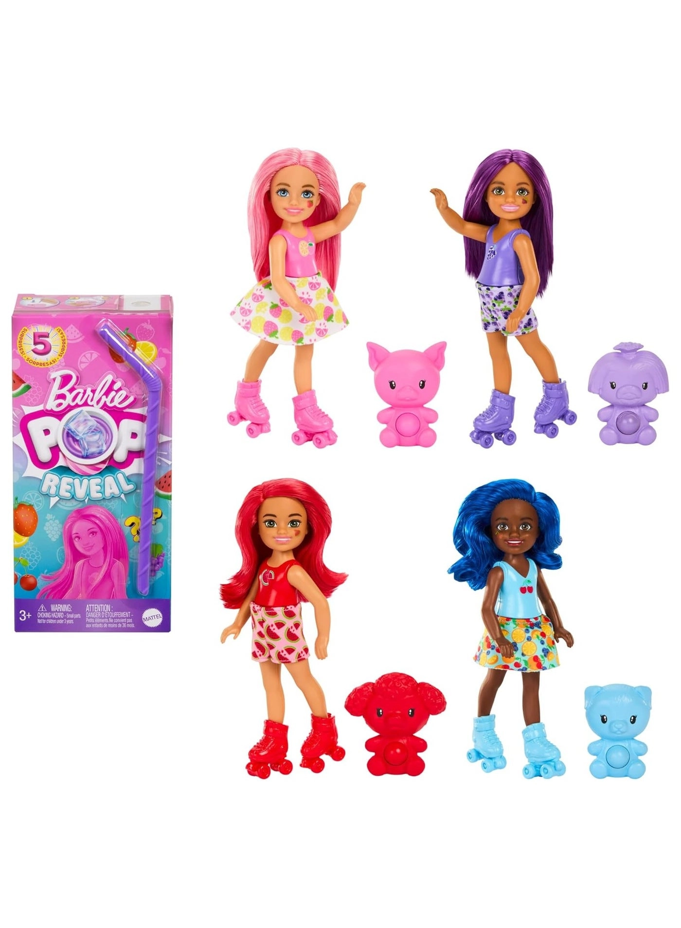 Chelsea Pop Reveal Doll - Fruit Series Ages 3+