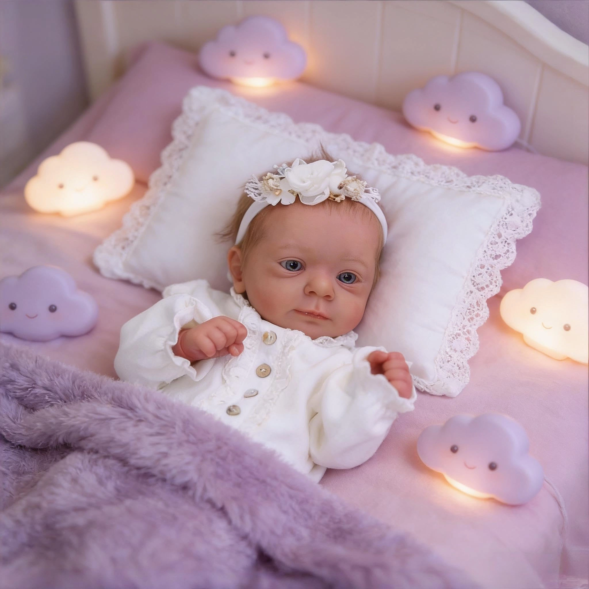 Felicia Reborn Baby Doll - 19 Inch Vinyl Ages 3+