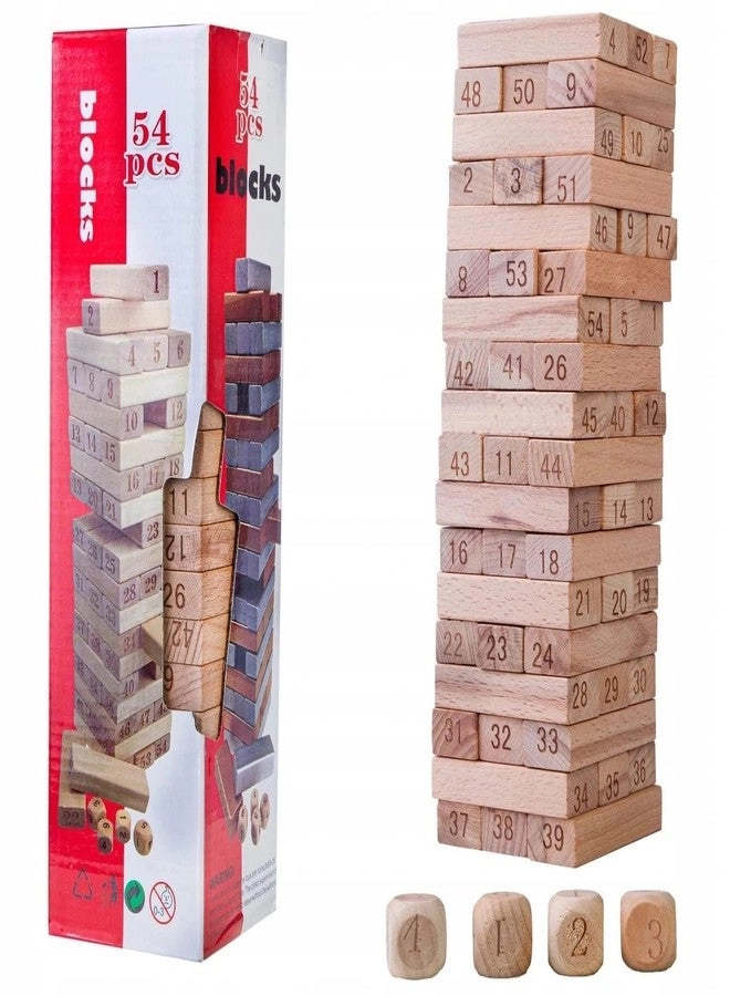 MKY 54 Wooden Blocks - 5 to 10 Year 54 pieces