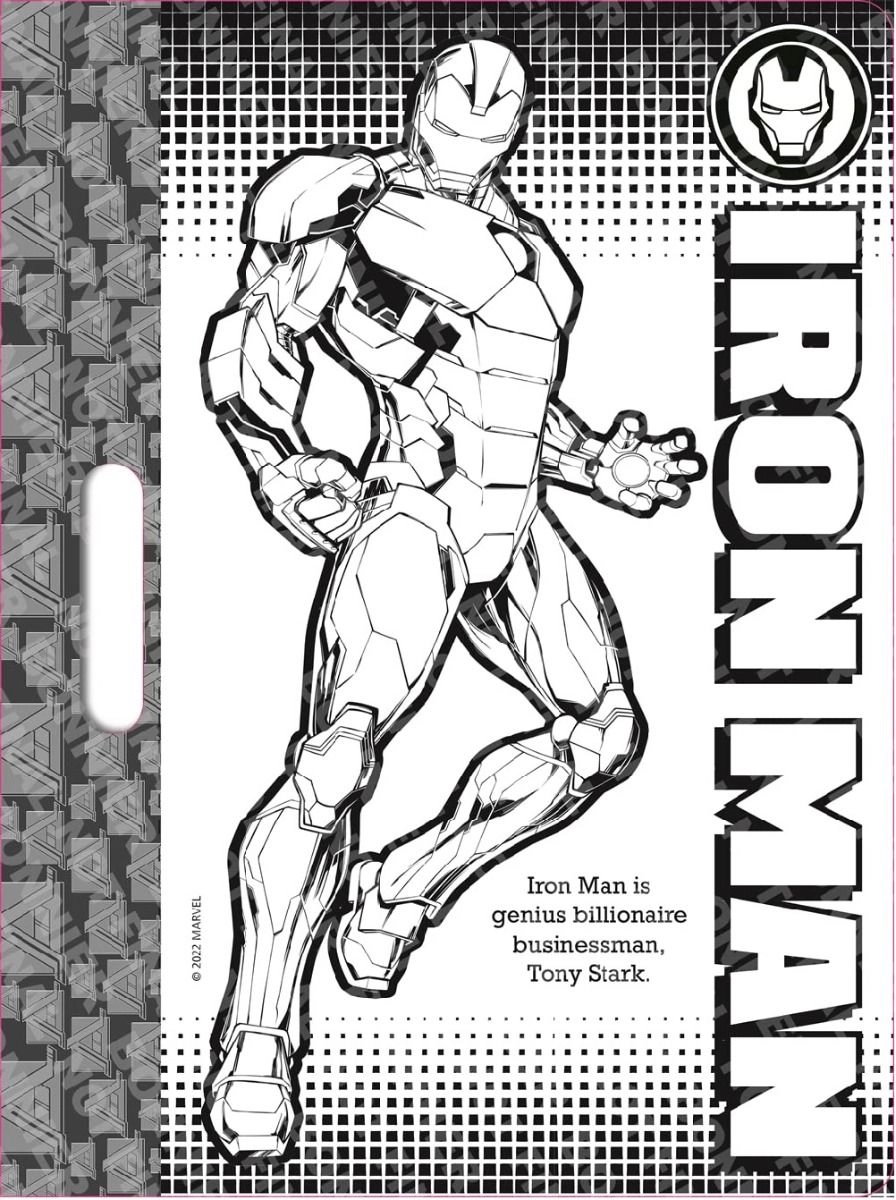 Marvel Avengers Giant Colour Me Pad - 3+ years