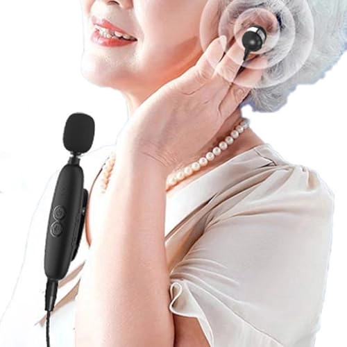 Sound Amplifier - Collar Clip Rechargeable SNR ≥90dB