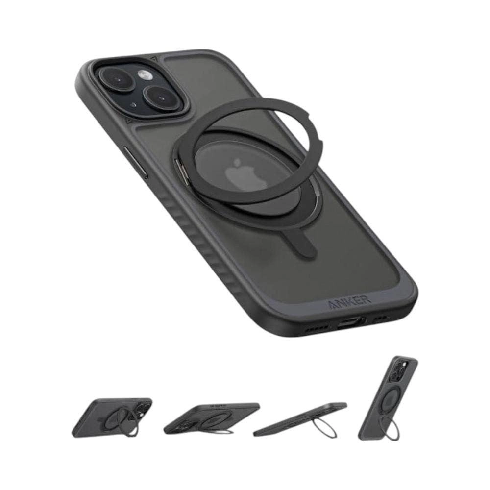 Anker 360 Ring Stand Magnetic Case with MagSafe for iPhone 16 Pro