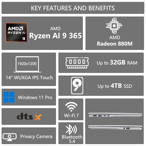 Swift 14 AI - 14'' Ryzen AI 9 365 32GB DDR5 1TB SSD