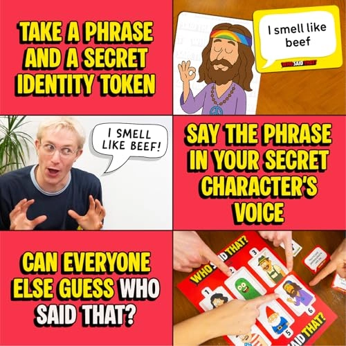 Who Said That? - English 12 years and up