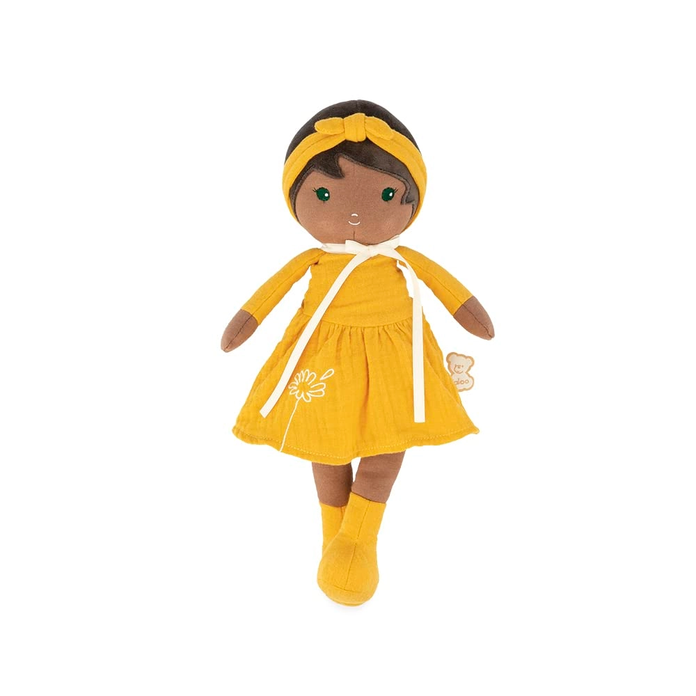 Kaloo Naomie Fabric Doll - 32 cm yellow Ages 99+
