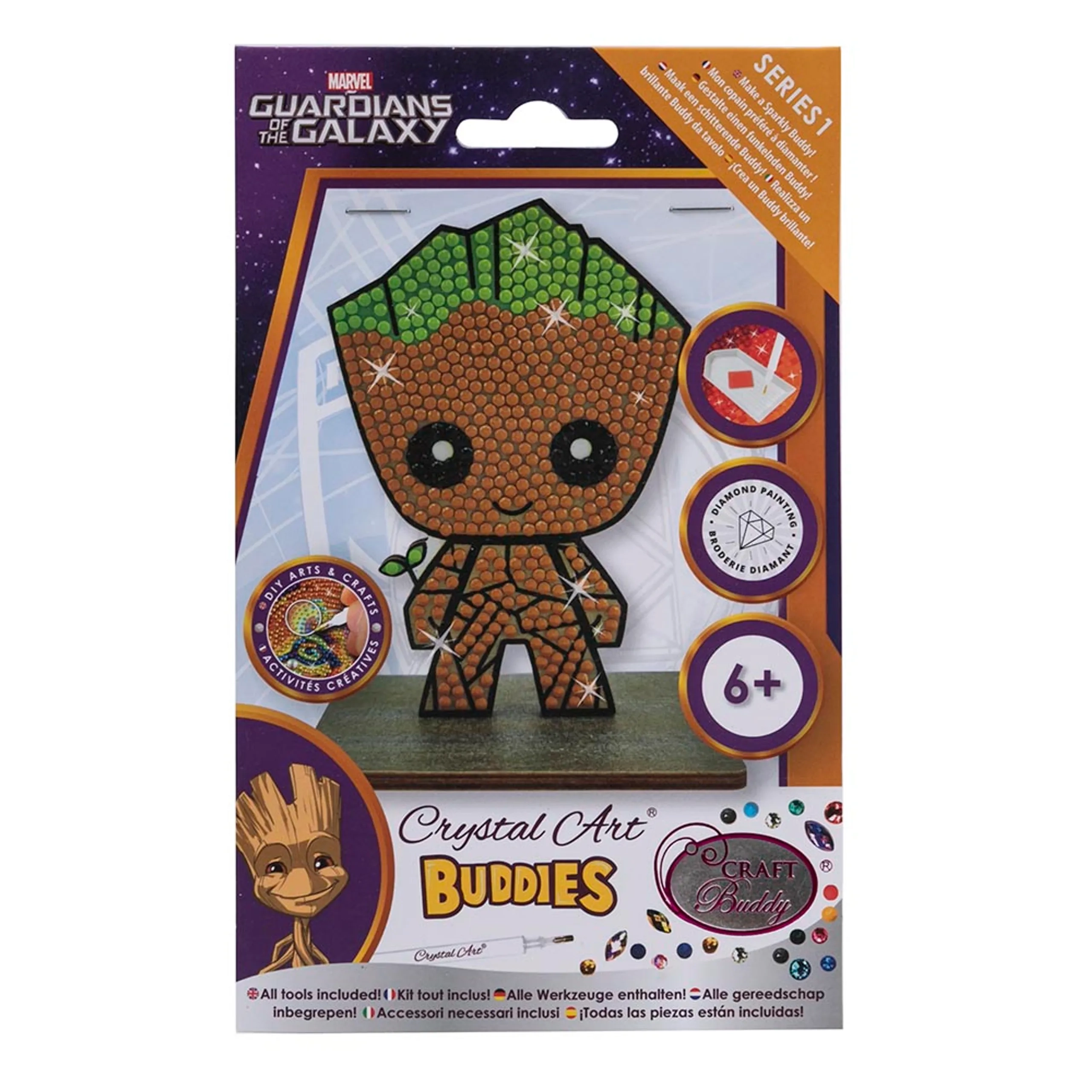 CRAFT Buddy Crystal Art Buddy - Groot - 6+ years