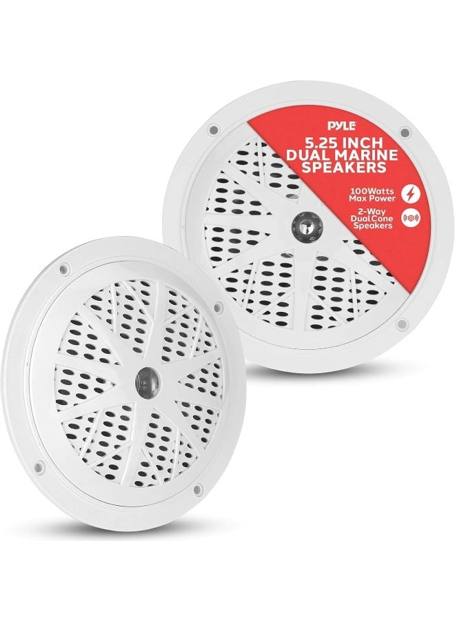 Dual Marine Speakers - 6.5 Inch 120 Watt