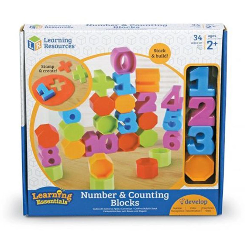 Learning Resources Number & Counting Building Blocks - 34 pieces