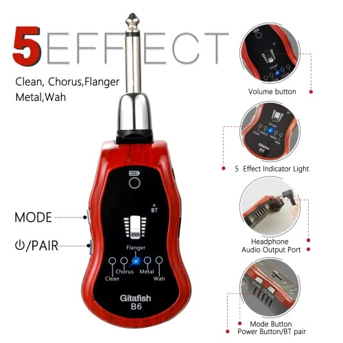 B6 - Mini Bass Amp Bluetooth Headphone Amp