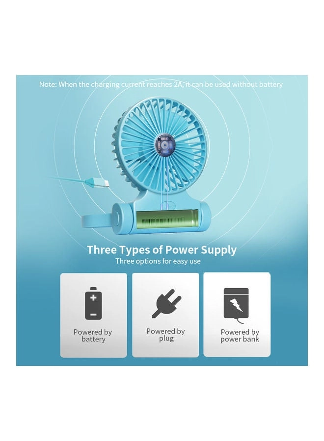 Personal Handheld Fan - Instant Cooling Rechargeable 3 Speed