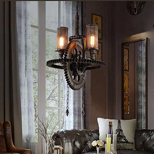 2 Head E27 Loft Retro Industrial Style Chandelier