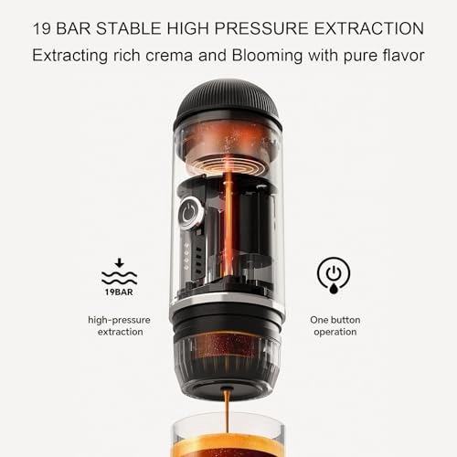 Portable Electric Coffee Maker - 150ml capsules