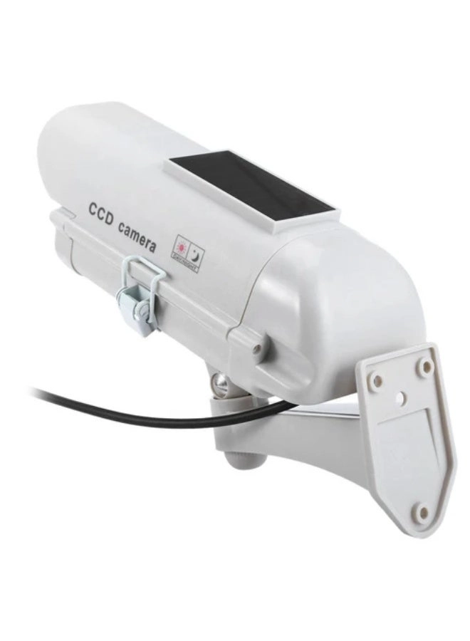Dummy Solar Powered Camera - White Solar power