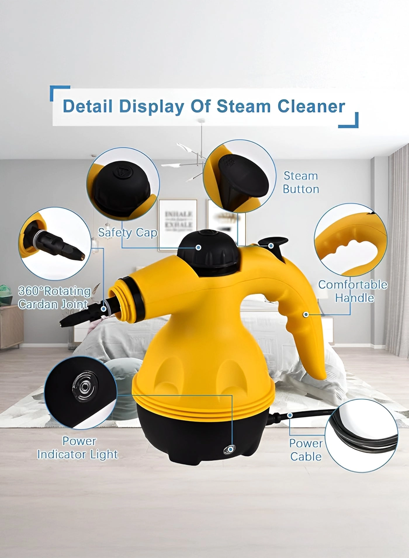 Handy Steam Cleaner - 3 Bar (300KPa)