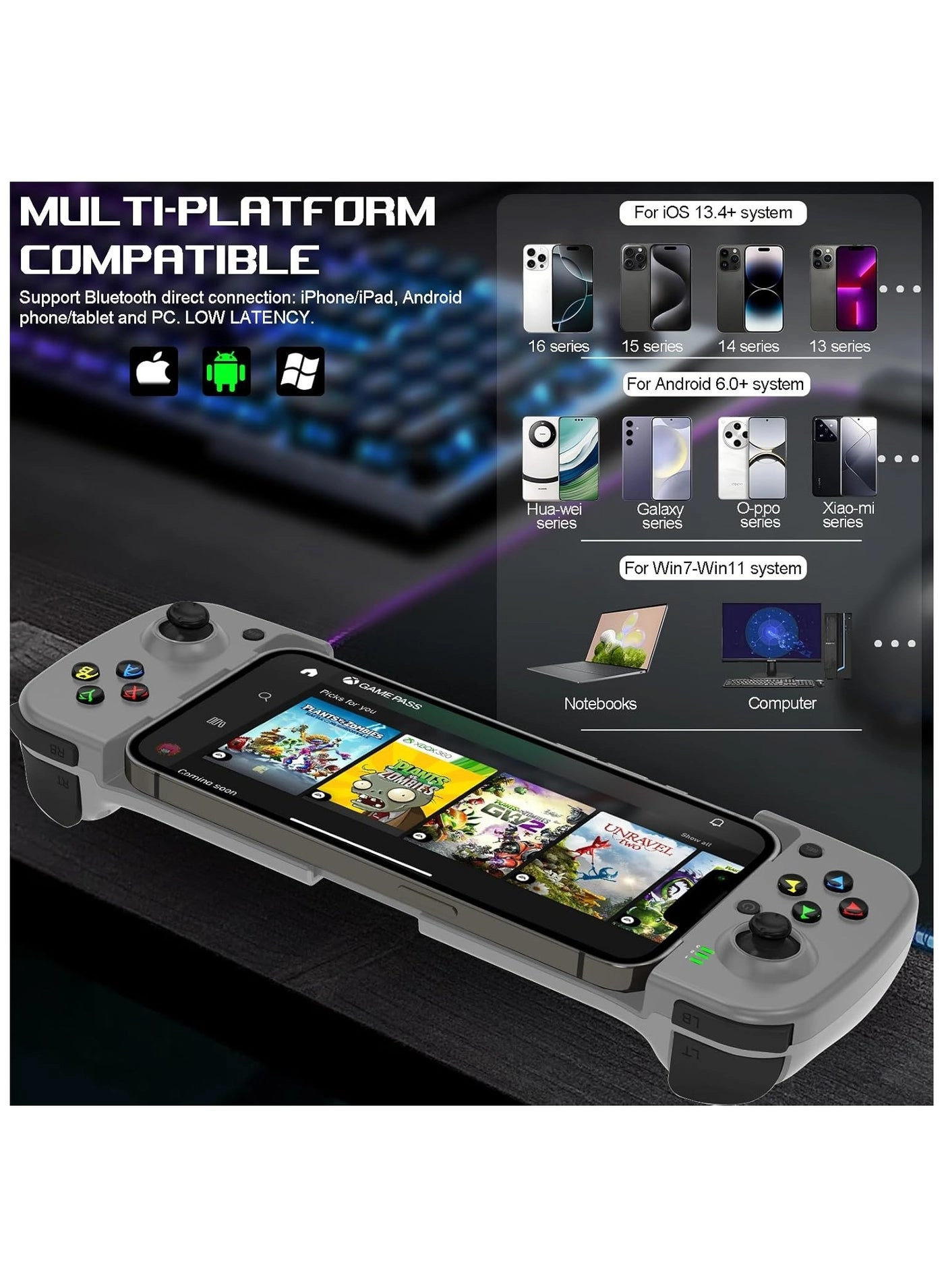 Mobile Game Controller - iOS Android PC
