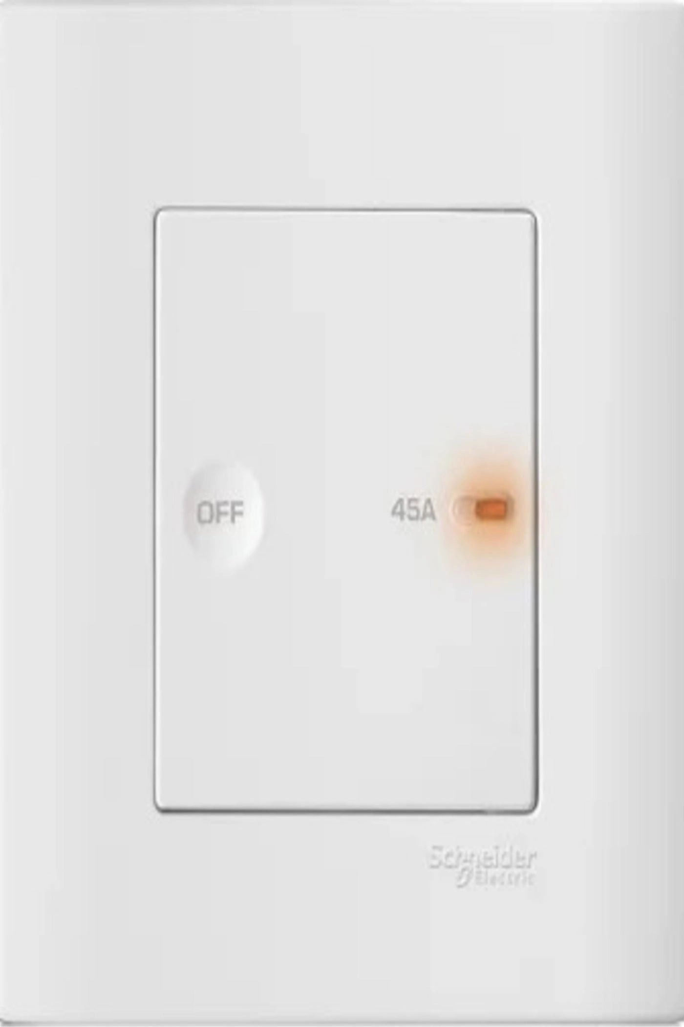 Schneider Electric WE-45a1 - Double Pole Switch Neon Plate