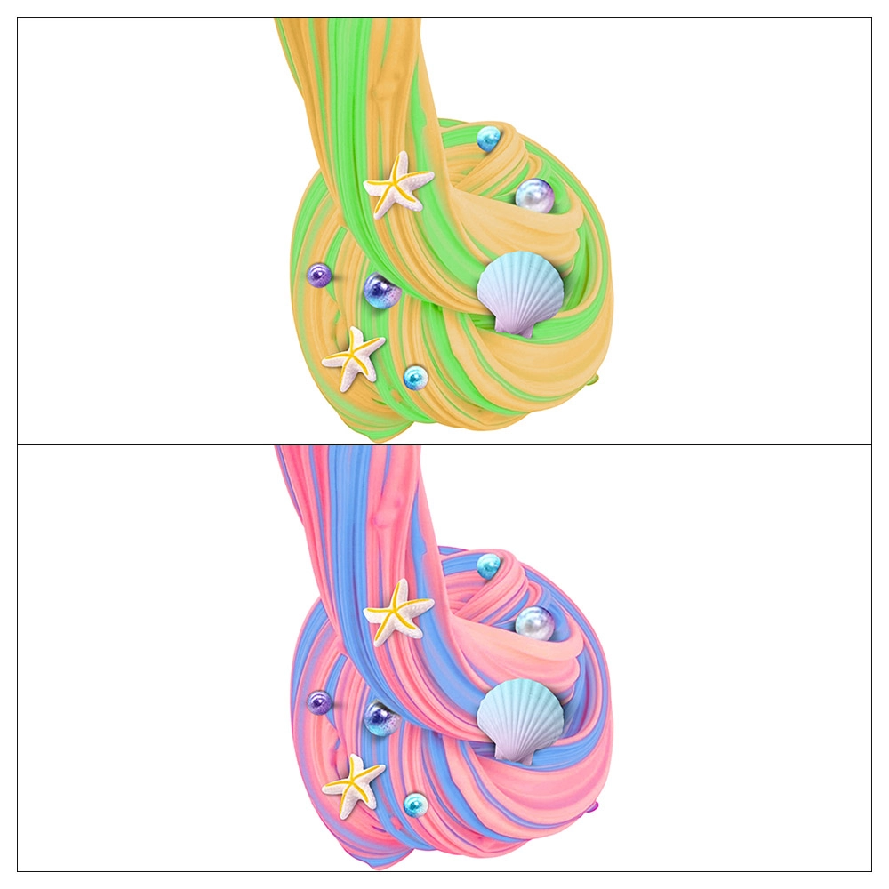 Fluffy Butter Slime Kit - 6+ 6 pieces