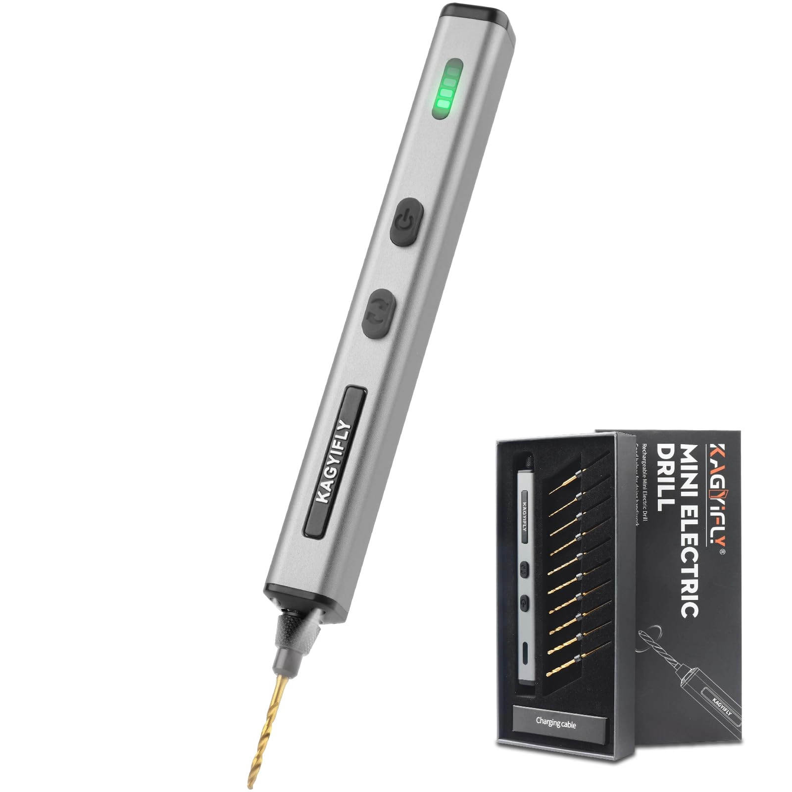 KAGYIFLY Mini Electric Drill Pen - 520mAh