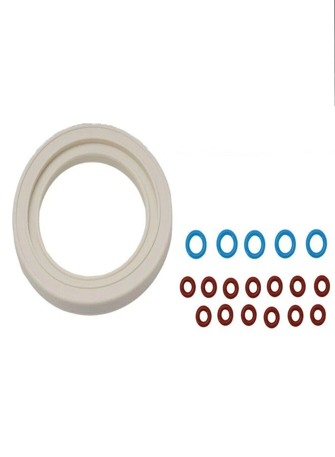 MAYMII·HOME Dual Boiler Group Head Gasket - 58mm + O Ring Seal Set - 18pcs