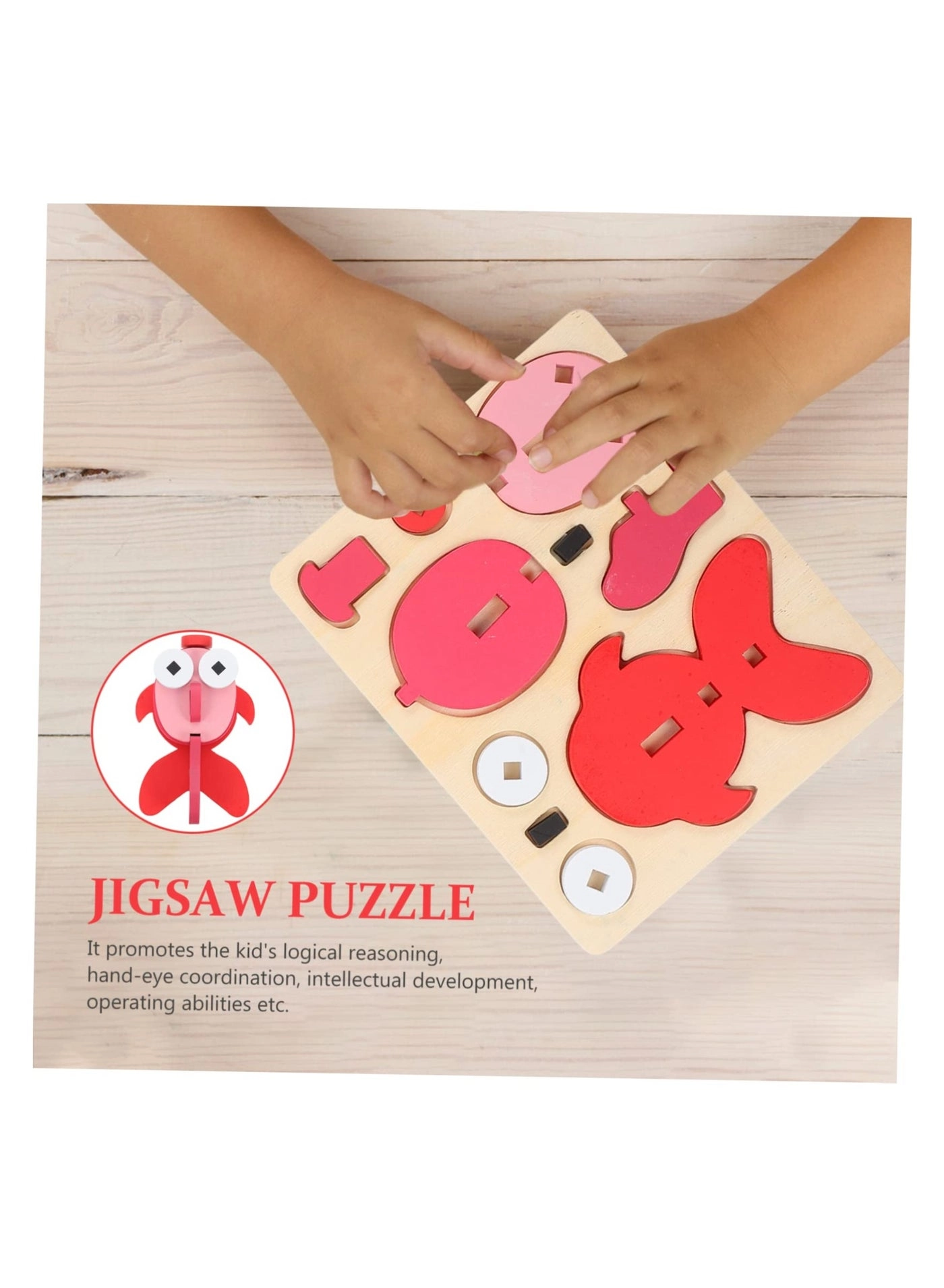 Wooden Puzzles Science - 1 years+ 4 pieces