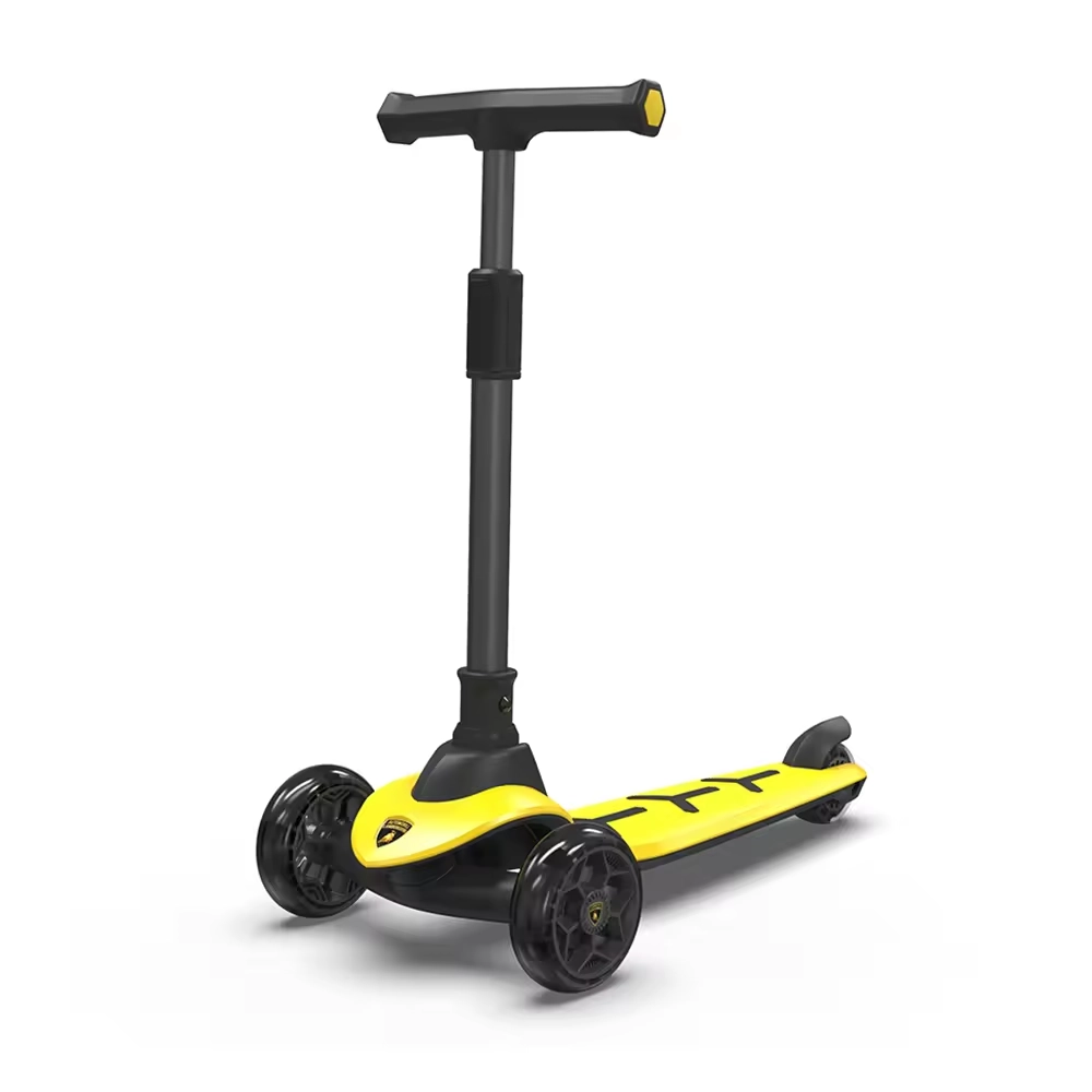 3-Wheel Kick Scooter – LED Foldable