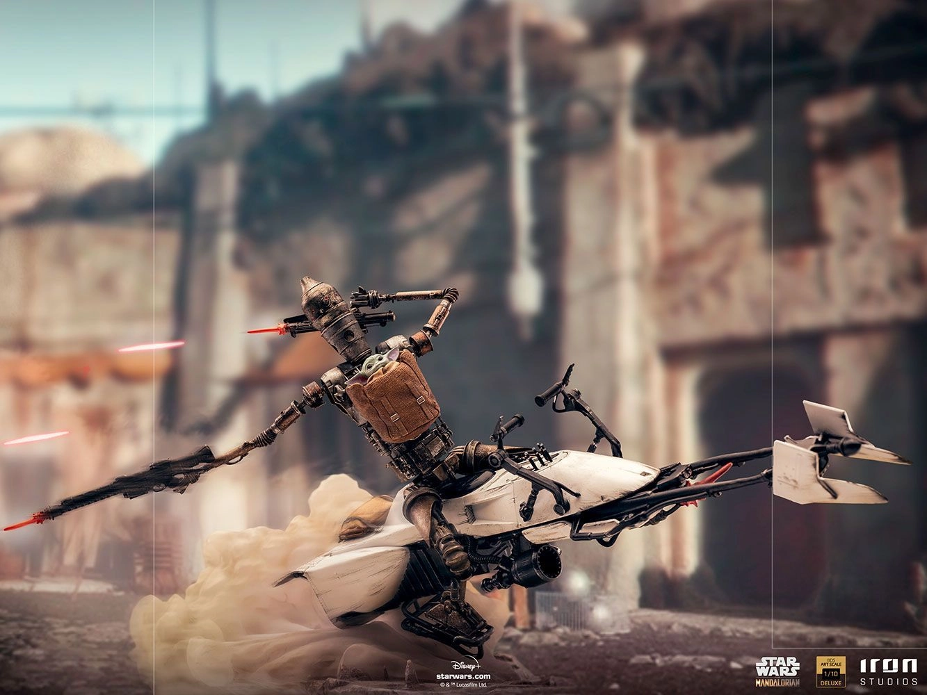 IG-11 + The Child - Star Wars: The Mandalorian - Battle Diorama Series - Art Scale 1:10