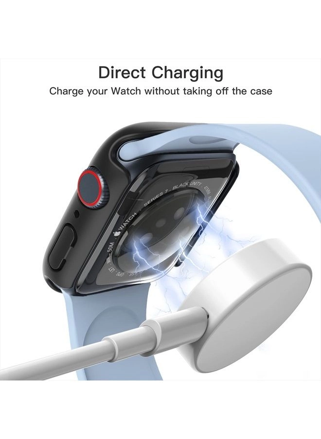 2 Pack Cover for Apple Watch Series 8 7 - 41mm