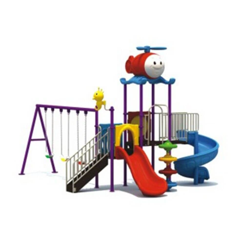 Kids Playground Climbers Swings N Slide - 3+ Multi Colour