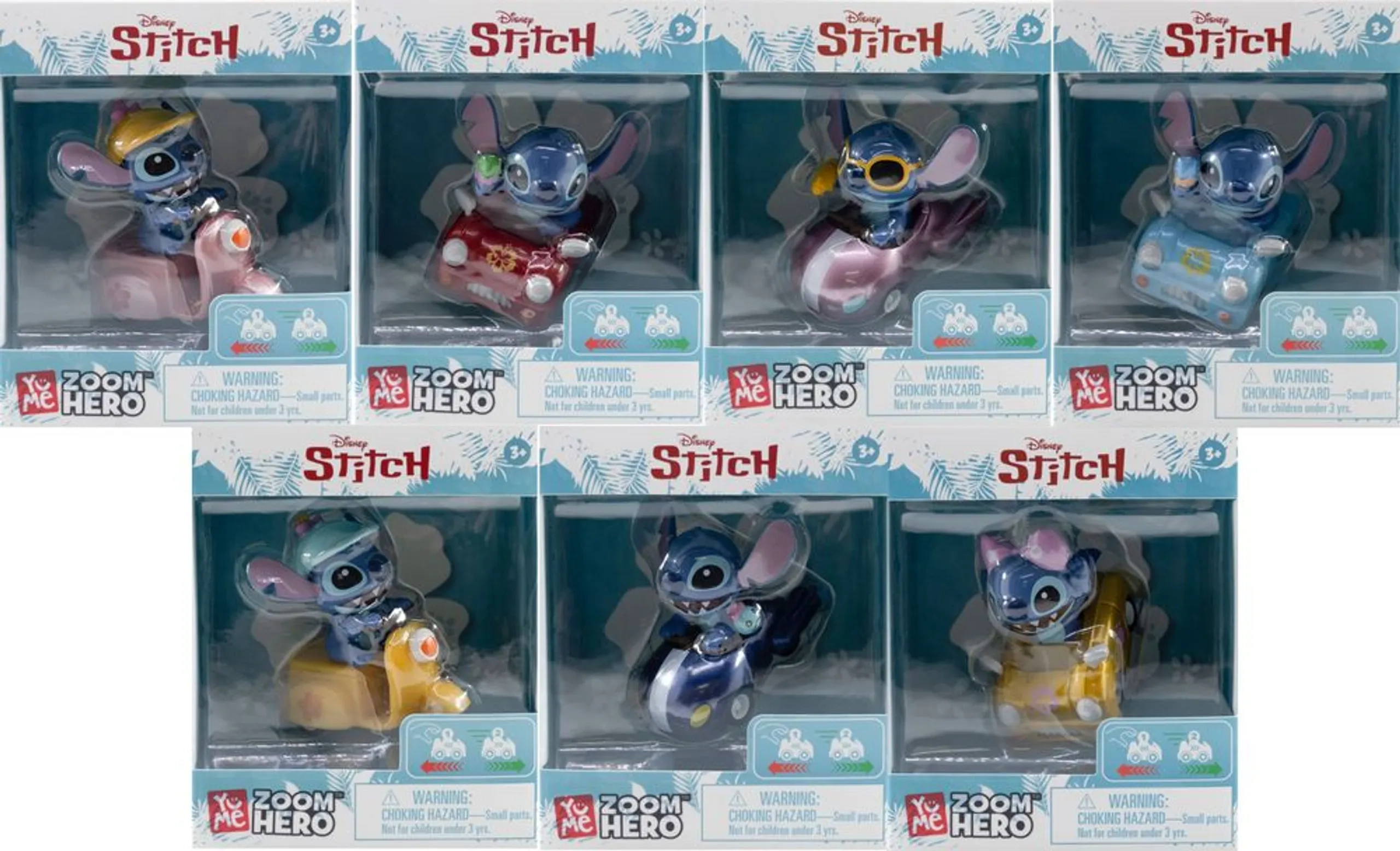 Disney Stitch - Lilo And Stitch - Zoom Hero Pullback (6 cm) (527-15750)